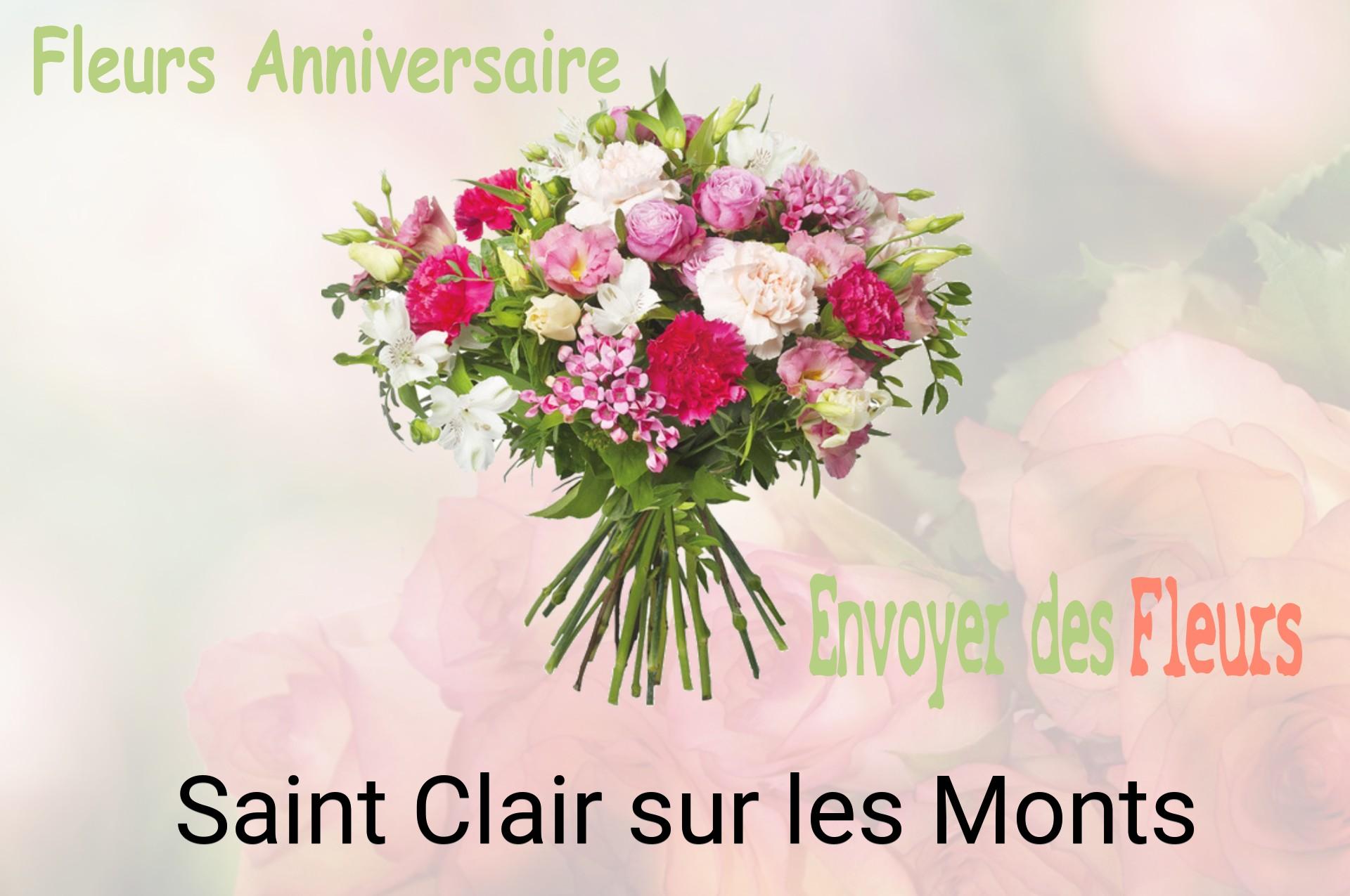 Bouquet de fleurs d’anniversaire livré à Saint-Clair-sur-les-Monts