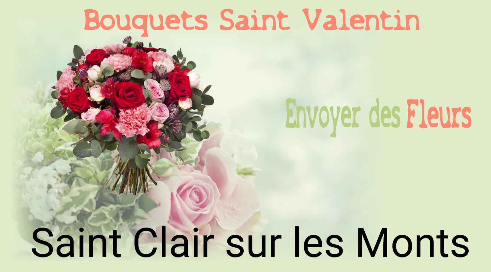 Roses de Saint-Valentin livrées à Saint-Clair-sur-les-Monts